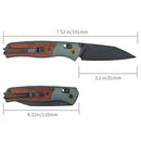 SRM Medal 259L-AG (3.18” 14C28N Blade, Aluminum Handle)