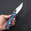SRM 9203-ME (10Cr15CoMoV, Micarta, ambi-clip)