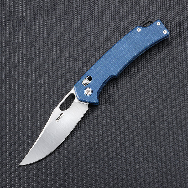 SRM 9203-ME (10Cr15CoMoV, Micarta, ambi-clip)