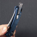 SRM 9203-ME (10Cr15CoMoV, Micarta, ambi-clip)