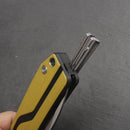 tool-free two-position clip