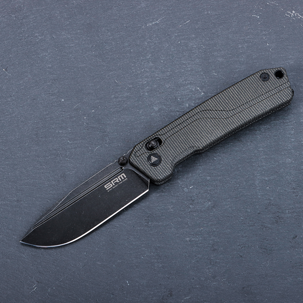 SRM folding knife 7228L-MB2 (VG10 blade, G10 handle, ambi-clip