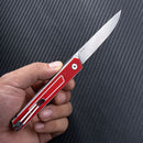 SRM 125L-GR (12C27 blade, G10 handle, Mono Chassis, Liner lock, Invisible flipper)