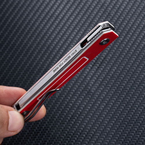 SRM 125L-GR (12C27 blade, G10 handle, Mono Chassis, Liner lock, Invisi