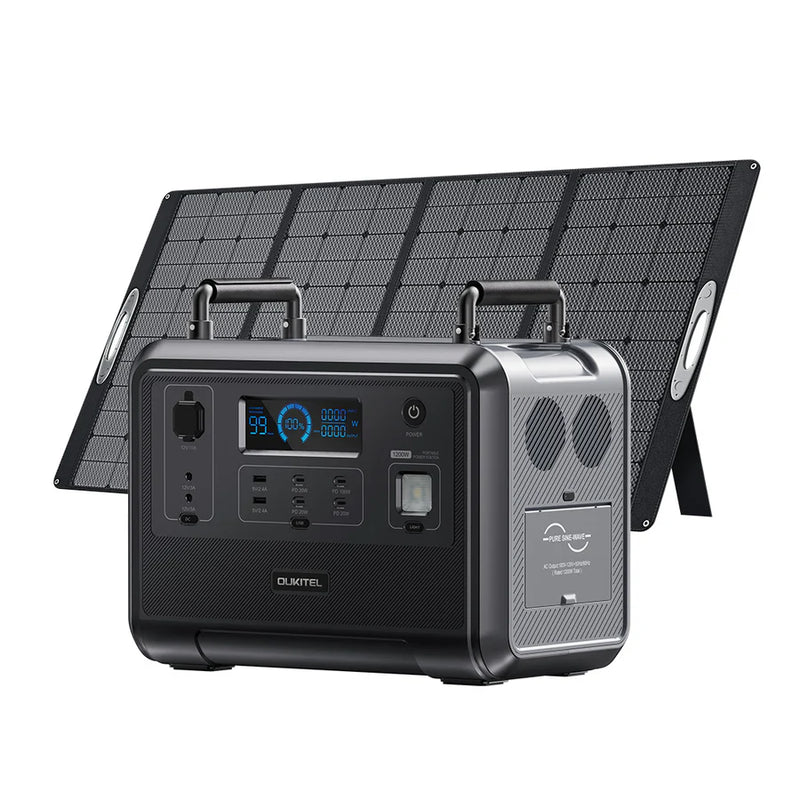 OUKITEL P1201 Portable Power Station 1200W/960Wh (3-7 DAYS Fast delivery, free shipping)