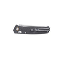 SRM Ambi Lock Folding Knife Medal 255L-CB2 (Laminated 140Cr Steel Blade, Carbon-fiber Handle)