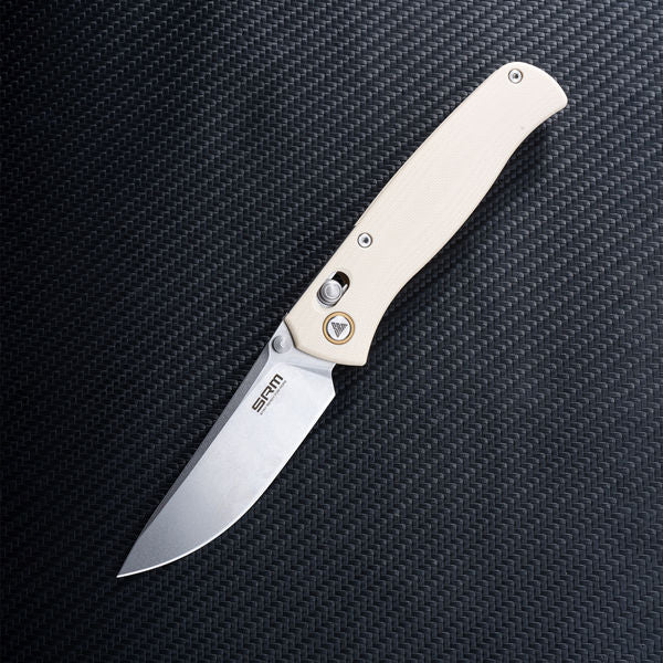 SRM 255L-GT (10Cr15CoMoV blade, G10 handle, Mono Chassis, ambi-clip, ambi lock)