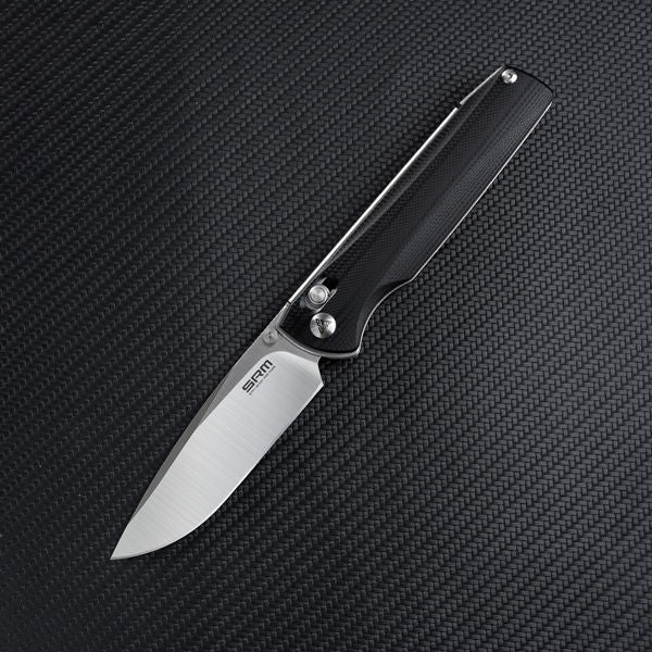 SRM 258L-GB (D2 blade, G10 handle, Mono Chassis, ambi-clip, ambi lock)