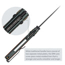 SRM Medal 259L-AG (3.18” 14C28N Blade, Aluminum Handle)