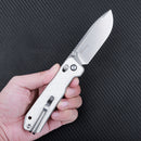 SRM Rubik 7228B-GT (Mono-chassis liner, 14C28N, G10 handle, ambi-clip, large size)