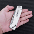 SRM Rubik 7228B-GT (Mono-chassis liner, 14C28N, G10 handle, ambi-clip, large size)