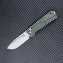 SRM Rubik 7228B-MG (Mono-chassis liner, 14C28N, Micarta handle, ambi-clip, large size)