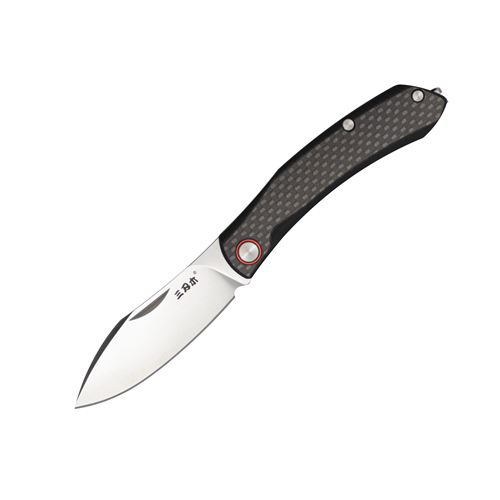 SANRENMU 7315 (Sandvik 12C27 blade, G10 with carbon fiber overlay hand