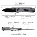 SRM Scout 7229-AK (Ambi lock, 14C28N, Aluminum, ambi clip, Invisible flipper)