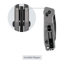 SRM Scout 7229-AK (Ambi lock, 14C28N, Aluminum, ambi clip, Invisible flipper)
