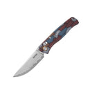 SRM Ambi Lock Folding Knife Medal 255L-GQ2 (Laminated 140Cr Steel Blade, Micarta Handle)