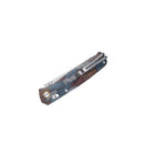 SRM Ambi Lock Folding Knife Medal 255L-GQ2 (Laminated 140Cr Steel Blade, Micarta Handle)