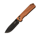 SRM Rubik 7228B-MN2 (3.43” Laminated 140Cr Steel Blade, Micarta, Ambi lock, Ambi clip)