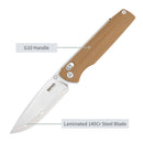 SRM Terrier 258L-GW2 (Laminated 140Cr Steel, G10 handle, Mono Chassis, ambi-clip, ambi lock)