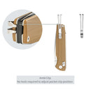 SRM Terrier 258L-GW2 (Laminated 140Cr Steel, G10 handle, Mono Chassis, ambi-clip, ambi lock)