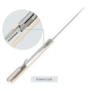 SRM Palfrey 135L-GT (frame lock, 14C28N, G10 + stainless steel handle)