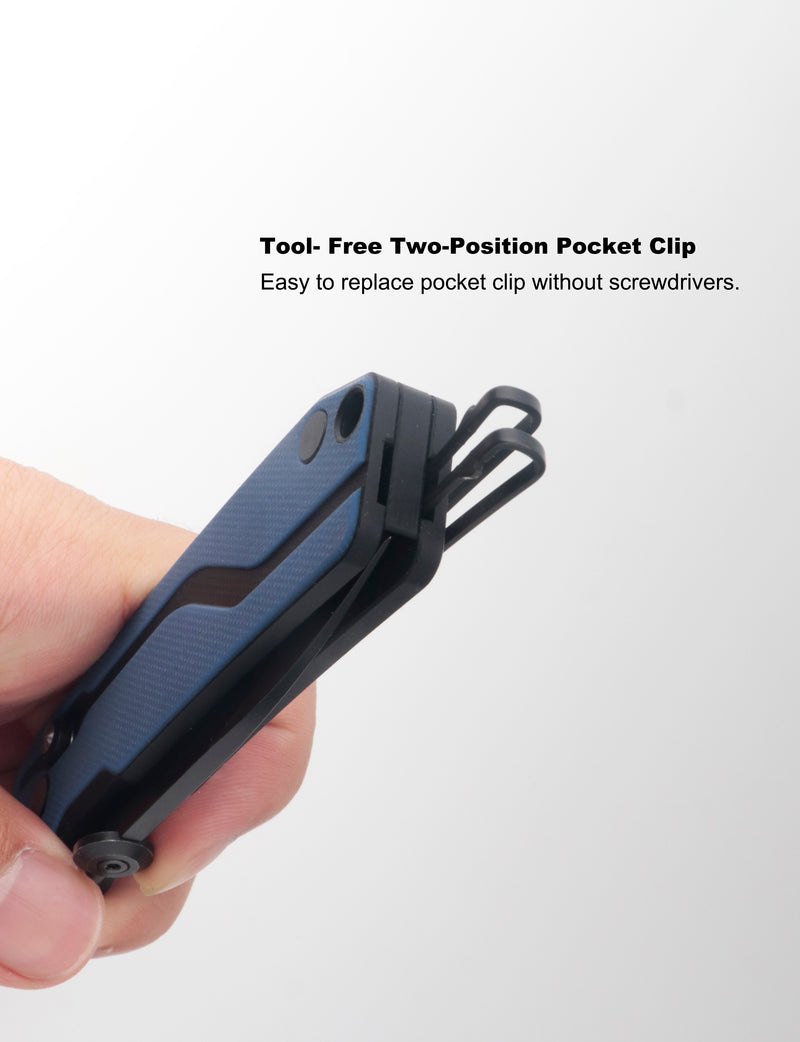 Black Tool-Free Pocket Clip for 7228