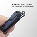 SRM Rubik 7228-GI (D2 blade, G10 handle, ambi clip)