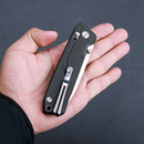 SRM Rubik 7228L-MB1 (10Cr15CoMoV, Micarta, ambi-clip, large size)