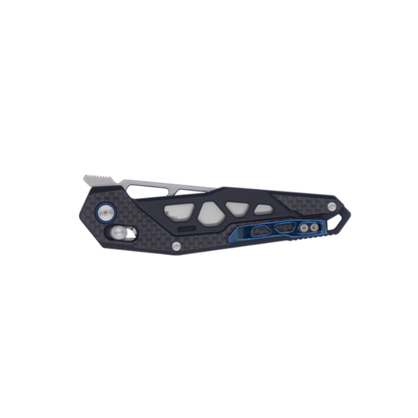 SRM Mecha 9225-KB (D2 blade, G10 handle w/ carbon fiber overlay)